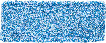  FRANGE MICROFIBRE VELCRO 13,5X40 - Bleu & Blanc - CISNE